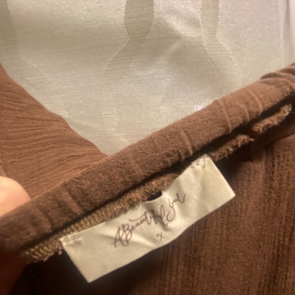 Beautiful Soul Brown pantsuit romper - Picture 2 of 2